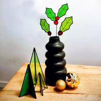 Glas-in-lood Kerstcreaties